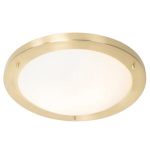 plafondlampen buiten Moderne goud 41 cm IP44 Yuma StaalGlas Een moderne en opvallende lamp. En raad Hij kan ook in de badkamer gebruikt Dankzij waarde is hij