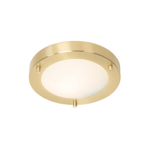 plafondlampen buiten Moderne goud 18 cm IP44 Yuma StaalGlas Een subtiele maar toch opvallende lamp. En raad Hij kan ook in de badkamer gebruikt Dankzij waarde
