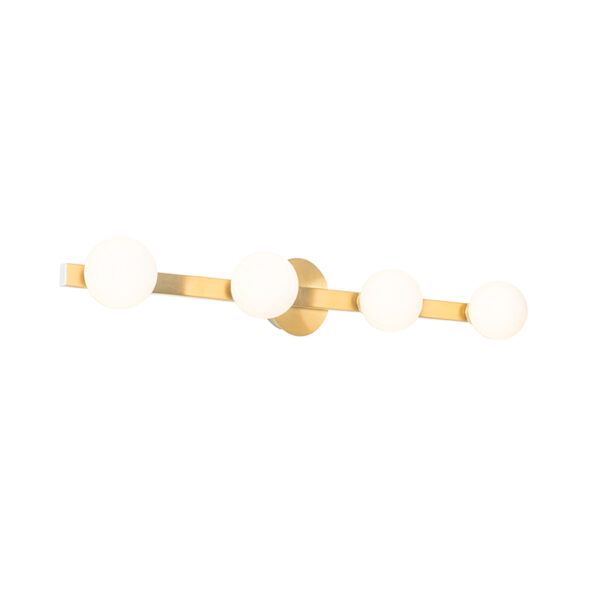 Moderne plafondlamp messing IP44 4-lichts - Cederic - Afbeelding 2
