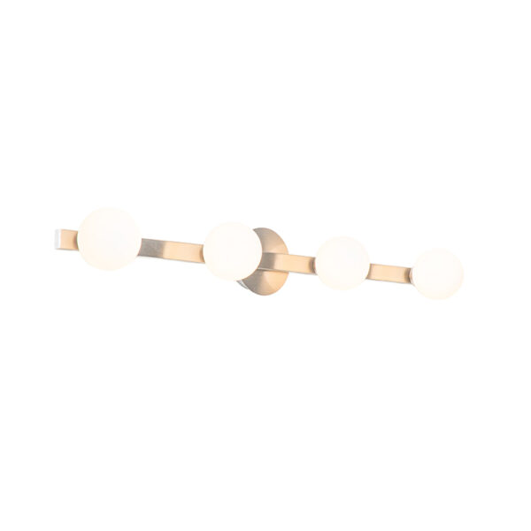 Moderne plafondlamp staal IP44 4-lichts - Cederic - Afbeelding 2