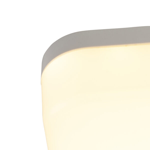 Moderne plafondlamp vierkant incl. LED - Plater - Afbeelding 2