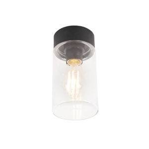 plafondlampen buiten Moderne plafondlamp zwart 226 cm IP44 Jarra Roestvrij staal Zwart Je terras krijgt er een elegante lamp bij met deze Jarra. Deze kan ook