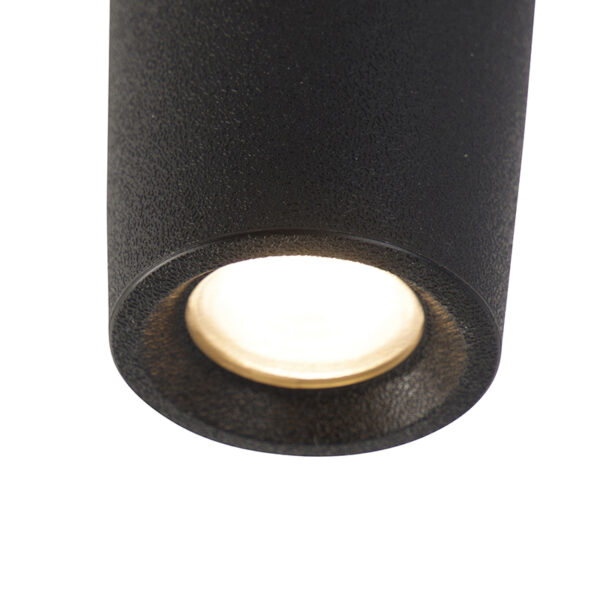 Moderne plafondspot zwart incl. LED IP55 - Livia - Afbeelding 2