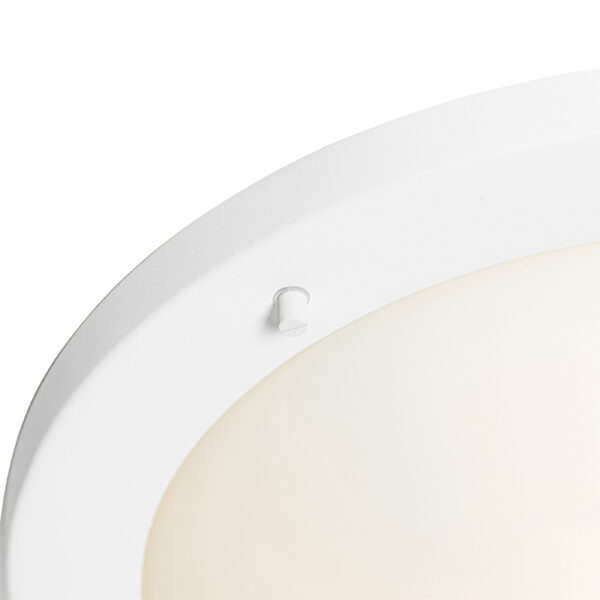 Moderne plafonnière wit 41 cm IP44 - Yuma - Afbeelding 2