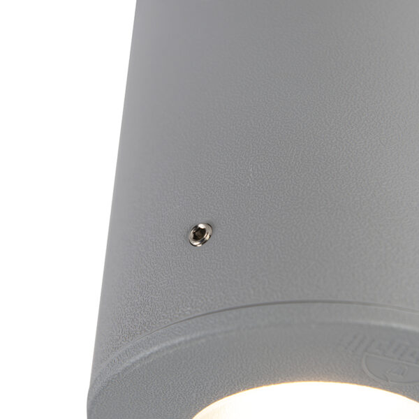 Opbouwspot grijs IP55 incl. GU10 - Franca - Afbeelding 2