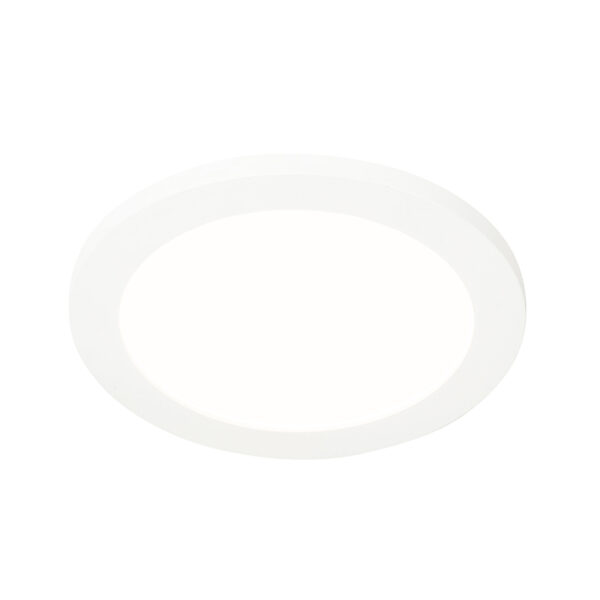 Plafonnière wit 22,5 cm incl. LED 3-staps dimbaar IP44 - Steve - Afbeelding 2