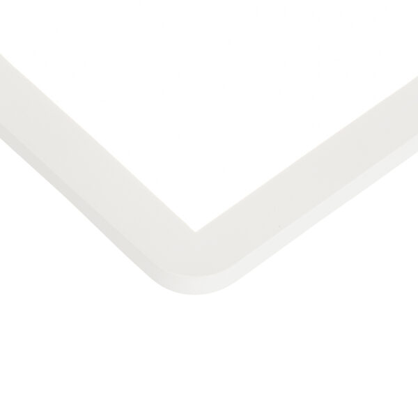 Plafonnière wit 22,5 cm incl. LED 3-staps dimbaar IP44 - Steve - Afbeelding 2