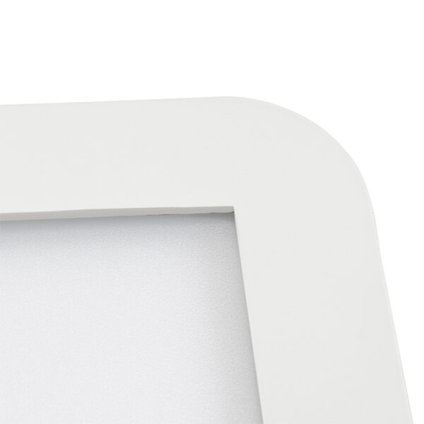 Plafonnière wit 17 cm incl. LED 3-staps dimbaar IP44 - Steve - Afbeelding 2