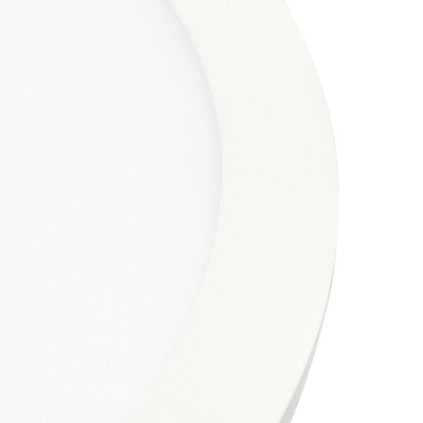 Plafonnière wit 30 cm incl. LED 3-staps dimbaar IP44 - Steve - Afbeelding 3