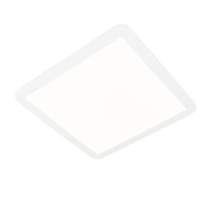 plafondlampen buiten wit 40 cm incl. LED dimbaar IP44 Steve Kunststof Wit Ga voor tijdloos met onze Steve. Afgemaakt in kunststof een witte kleur. heeft lengte