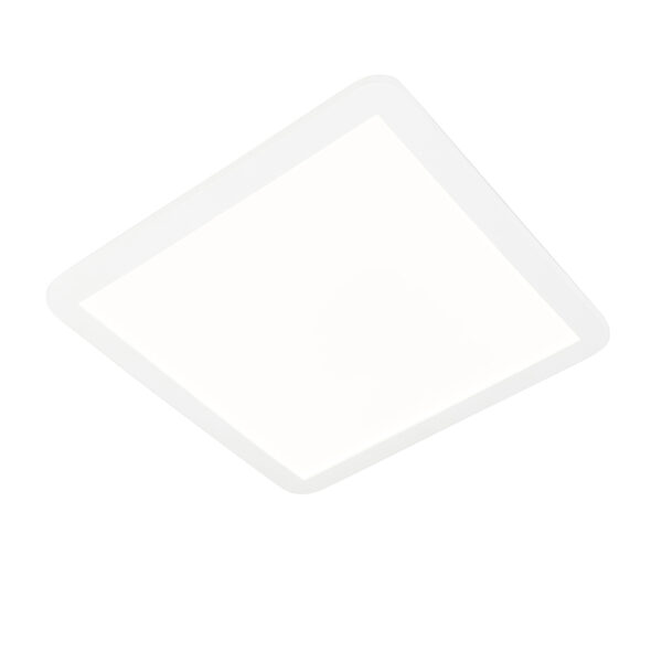 plafondlampen buiten wit 40 cm incl. LED dimbaar IP44 Steve Kunststof Wit Ga voor tijdloos met onze Steve. Afgemaakt in kunststof een witte kleur. heeft lengte