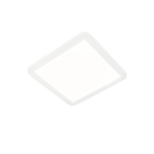 plafondlampen buiten wit 30 cm incl. LED dimbaar IP44 Steve Kunststof Wit Ga voor moderne basisverlichting met Steve. Hij is gemaakt van kunststof en afgewerkt