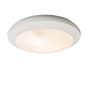 plafondlampen buiten wit met bewegingssensor IP65 Umberta Kunststof Wit Een minimalistisch en strak design in ronde vorm is deze plafondlamp Umberta. Deze witte