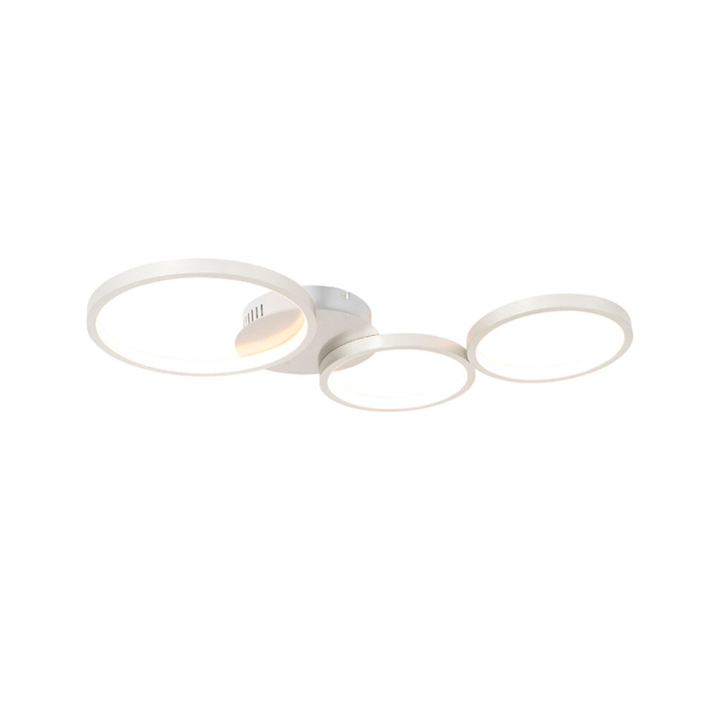 plafondlampen Design plafondlamp staal incl. LED dimbaar Pande AluminiumStaalKunststof Staal is een die het beste tot zijn recht komt in design interieur. Zijn
