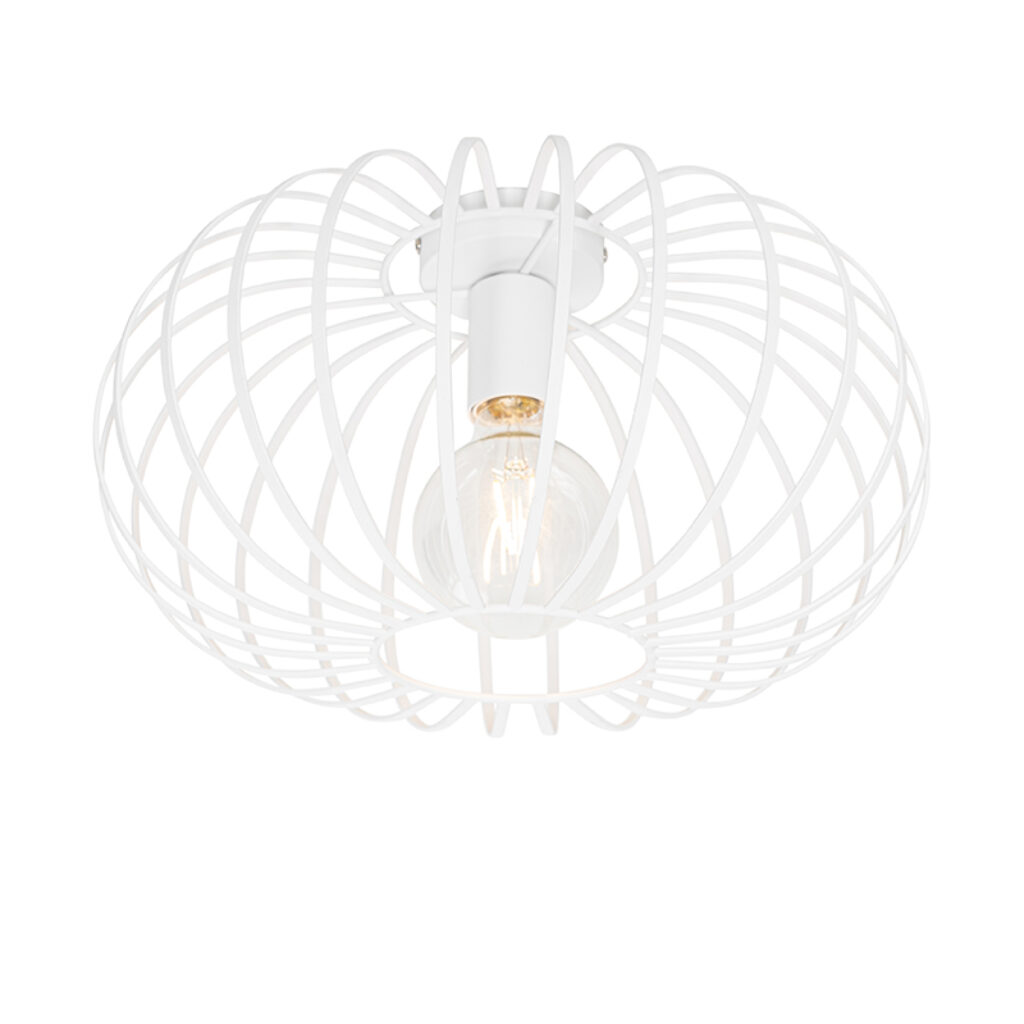 plafondlampen Design plafondlamp wit 39 cm Johanna Staal Wit Haal echte design lamp in huis met onze Johanna. Deze is gemaakt van staal en afgewerkt een witte