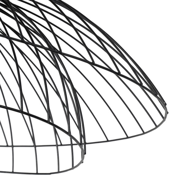Design plafondlamp zwart 60 cm - Pua - Afbeelding 2