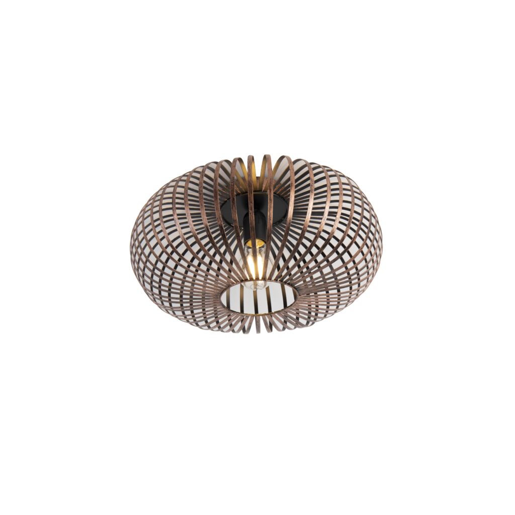 plafondlampen Design ronde plafondlamp roestbruin Johanna Metaal Roestbruin Een unieke voor in jouw Maak je interieur af met deze Johanna. Door het gebruik van