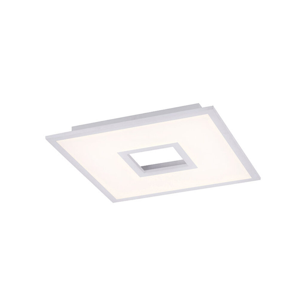 plafondlampen Design wit RGB incl. LED 45 cm Tile AluminiumKunststof Wit is een strakke design met verrassende twist. De geeft niet alleen licht maar ook rood