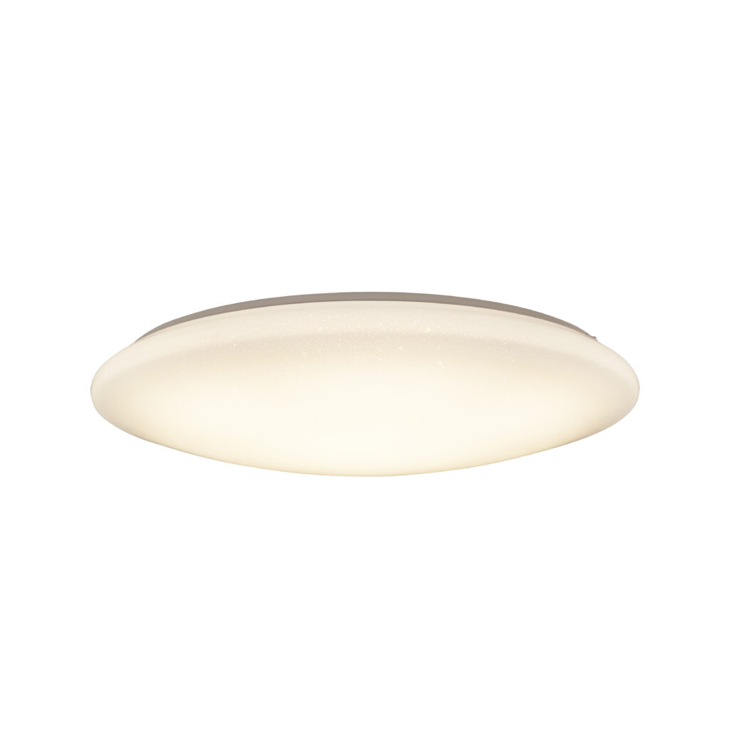 plafondlampen LED plafondlamp 80cm stereffect met afstandsbediening Extrema KunststofStaal Wit Een moderne een ingebouwde module en prachtige sterrenhemel. Het
