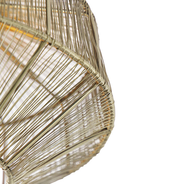 Moderne plafondlamp messing 30 cm - Bolti - Afbeelding 2