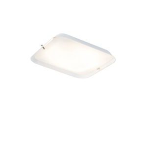 plafondlampen Moderne plafondlamp wit 245 cm incl LED Edor Glas Wit De is er in verschillende maten. Deze kleinere variant van super geschikt voor een wat witte