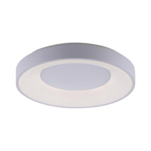 plafondlampen Moderne plafondlamp wit incl. LED dimbaar Steffie Kunststof Wit is een mooie moderne plafondlamp. Eenvoudig in haar design maar erg stijlvolle