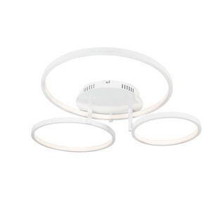 plafondlampen Moderne plafondlamp wit incl. LED en Rondas Aluminium Wit Als je op zoek bent naar een echte aan plafond is de collectie precies wat nodig Deze