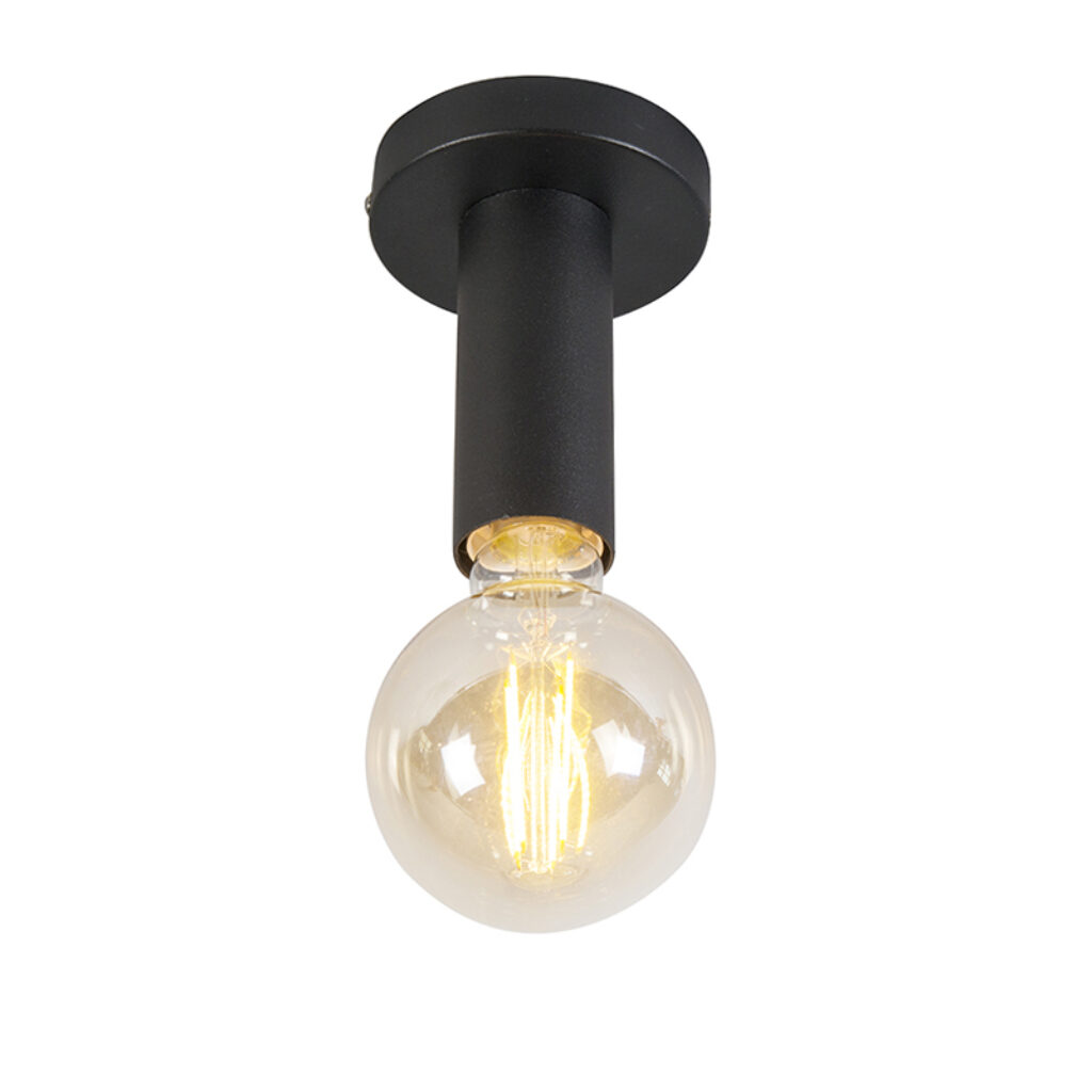 plafondlampen Moderne plafondlamp zwart Facil Metaal Zwart De perfecte keuze voor iedere liefhebber van minimalistische en moderne Kies de onmiskenbare charme