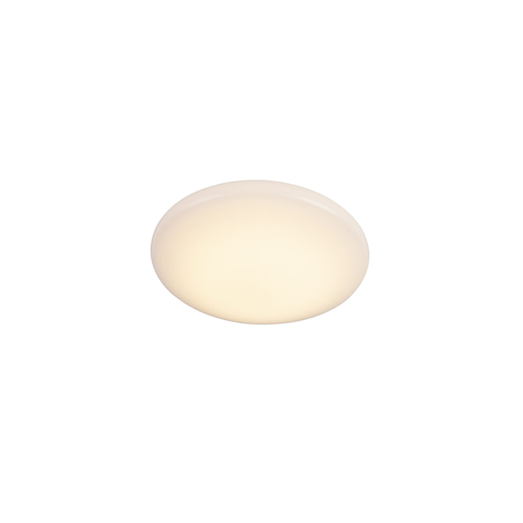 plafondlampen Moderne wit incl. LED 10W Tiho Kunststof Wit Deze lamp hoort volledig thuis in een moderne omgeving. De brengt mooi licht en is ook het bezit van