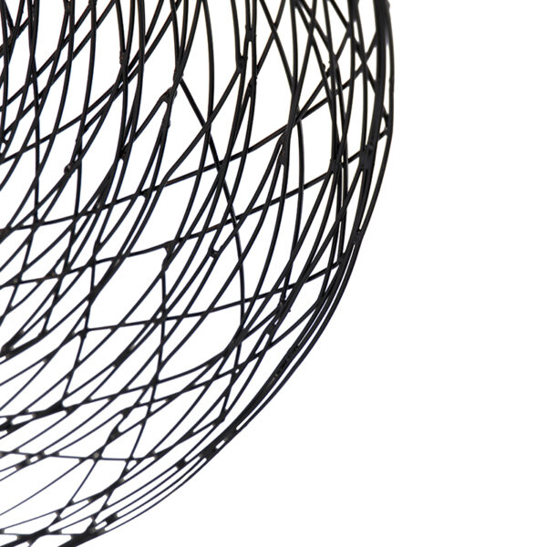 Oosterse plafondlamp zwart 60 cm - Glan - Afbeelding 2