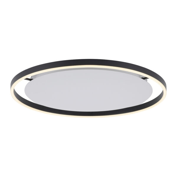 Plafondlamp donkergrijs 60 cm incl. LED 3-staps dimbaar - Zlatan - Afbeelding 2