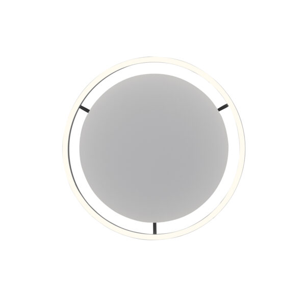 Plafondlamp donkergrijs 40 cm incl. LED 3-staps dimbaar - Zlatan - Afbeelding 2