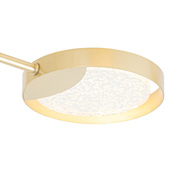 Plafondlamp goud incl. LED 3-staps dimbaar 8-lichts - Patrick - Afbeelding 2