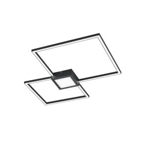 plafondlampen Plafondlamp grijs incl. LED dimbaar Cindy Staal Donkergrijs Ben je op zoek naar een echt designstuk voor in Dan is wat Deze blikvanger weet door