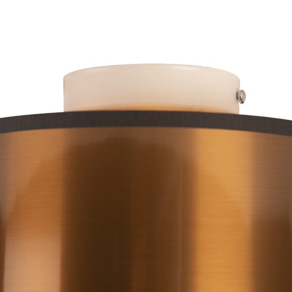 Plafondlamp koper 20 cm - Drum - Afbeelding 2