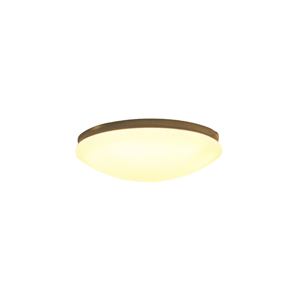 plafondlampen Plafondlamp 40 cm incl. LED met afstandsbediening Extrema KunststofMetaal Wit Een moderne plafondlamp een ingebouwde module. Het design voelt zeer