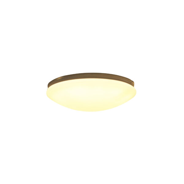plafondlampen Plafondlamp 40 cm incl. LED met afstandsbediening Extrema KunststofMetaal Wit Een moderne plafondlamp een ingebouwde module. Het design voelt zeer