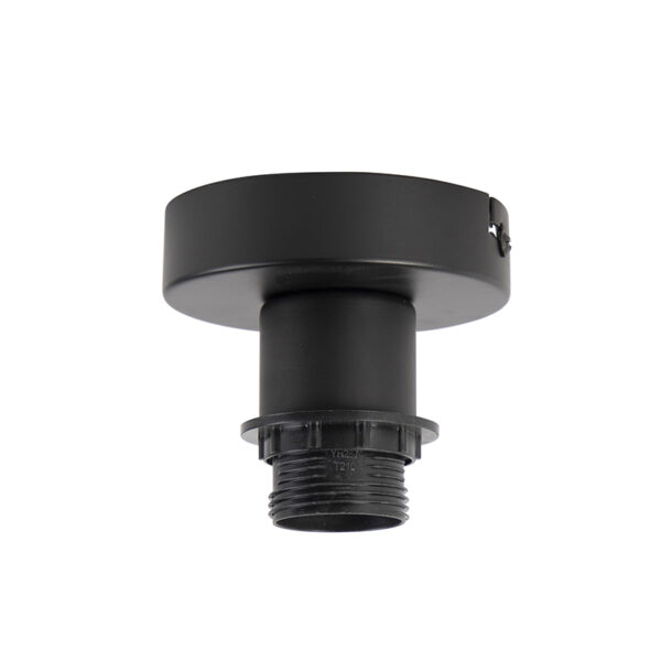 Plafondlamp mat zwart zonder kap - Combi - Afbeelding 2