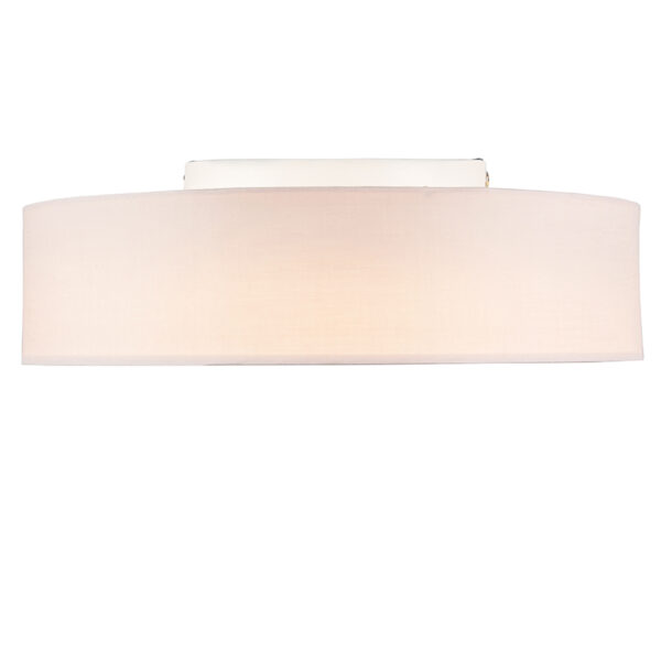 Plafondlamp roze 40 cm incl. LED - Drum LED - Afbeelding 2