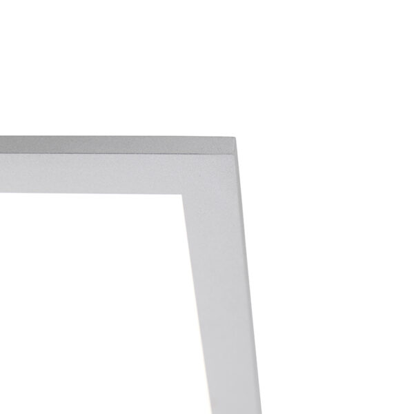Plafondlamp staal 40 cm incl. LED en afstandsbediening - Liv - Afbeelding 3