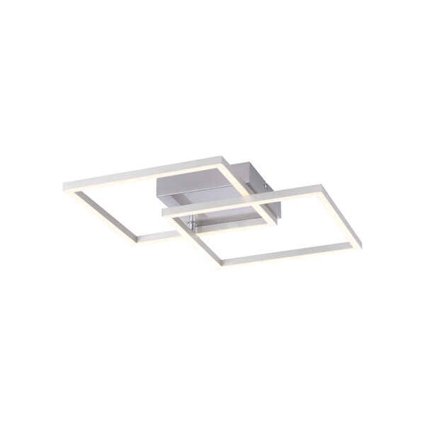 Plafondlamp staal incl. LED 2-lichts - Amanda - Afbeelding 2