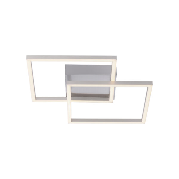plafondlampen Plafondlamp staal incl. LED Amanda Aluminium Staal is eenvoudig in haar design maar dat maakt niet minder Het namelijk een echte plafondlamp.