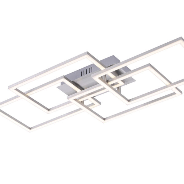 Plafondlamp staal incl. LED en dimbaar 4-lichts - Amanda - Afbeelding 2