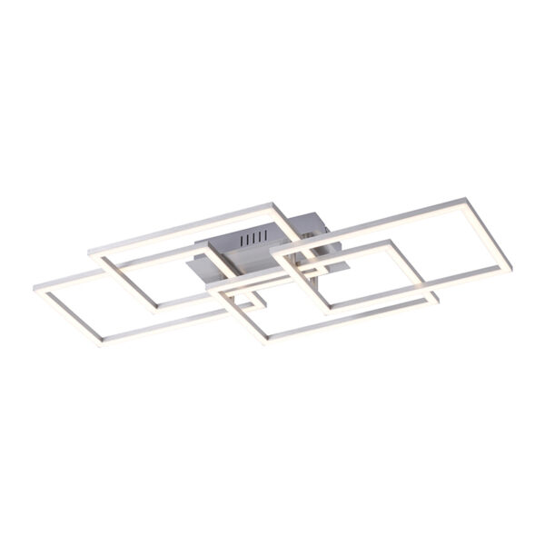 plafondlampen Plafondlamp staal incl. LED en dimbaar Amanda Aluminium Staal De Plafondlampen serie kenmerkt zich door zijn strakke vormgeving een echte design