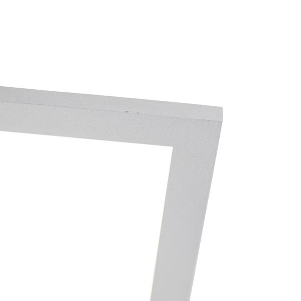 Plafondlamp staal 80 cm incl. LED met afstandsbediening - Live - Afbeelding 3
