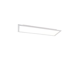 plafondlampen Plafondlamp staal 80 cm incl. LED met afstandsbediening Live KunststofStaal Staal Wanneer functioneel licht en functionaliteit samen komen krijg