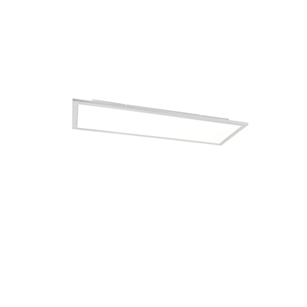 plafondlampen Plafondlamp staal 80 cm incl. LED met afstandsbediening Live KunststofStaal Staal Wanneer functioneel licht en functionaliteit samen komen krijg