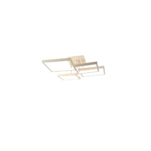 plafondlampen Plafondlamp staal incl. LED 3 staps dimbaar Lejo AluminiumKunststofStaal Staal Haal een echte designlamp in huis met onze Lejo. Deze plafondlamp
