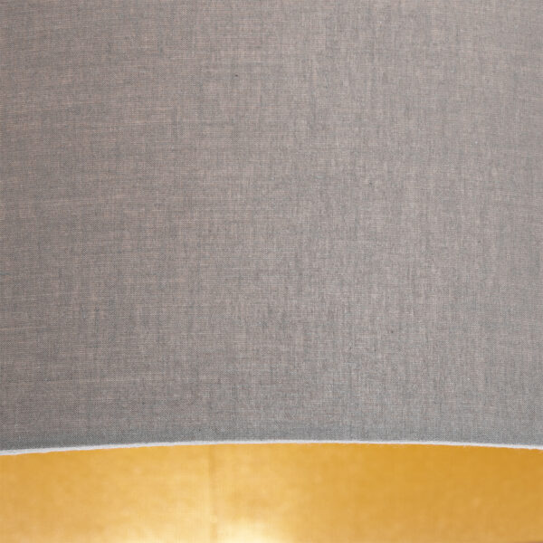 Plafondlamp taupe met gouden binnenkant 3-lichts - Multidrum - Afbeelding 2