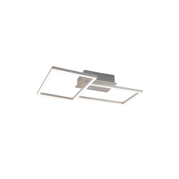 Plafondlamp vierkant staal 3-staps dimbaar - Plazas Novo - Afbeelding 3